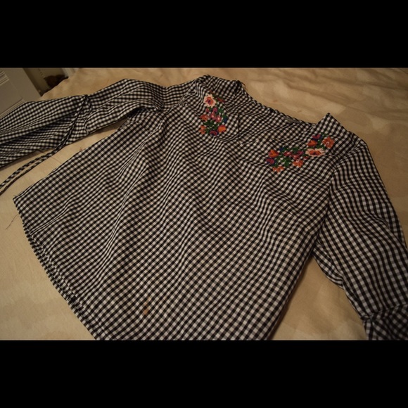 Thrifted Bell Bottom Blouse | $1.50 Shipping - Picture 4 of 5